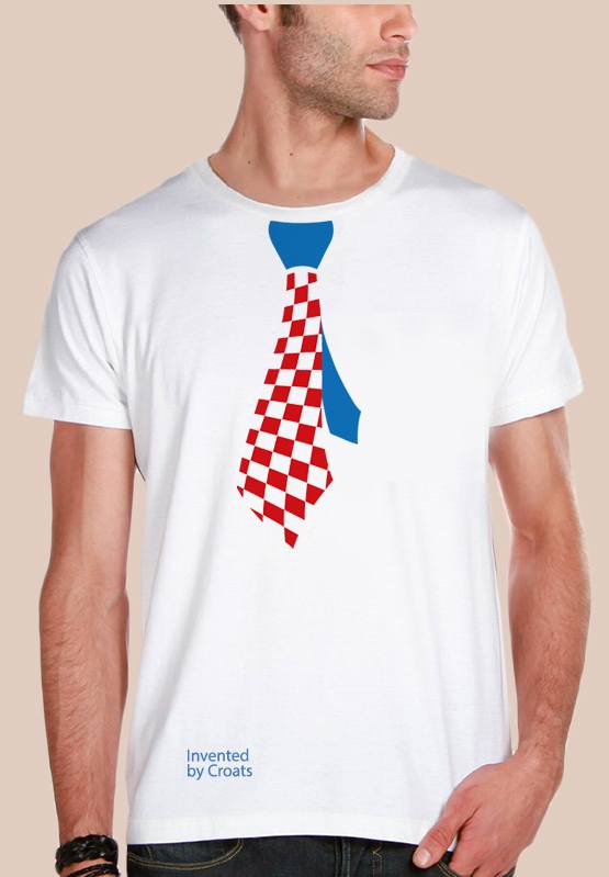 Majica sa kravatom hrvatskog stila 