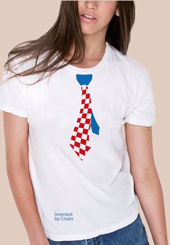 Majica sa kravatom hrvatskog stila